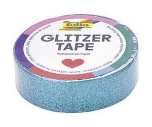 Ruban adhésif décoratif Glitzer-Tape, argent