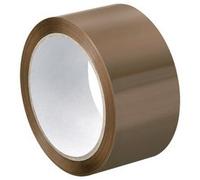 Ruban adhésif d'emballage, 48 mm x 66 m, PP, marron