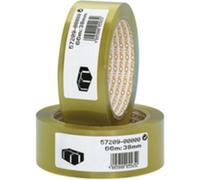 Nopi Ruban adhésif d'emballage en PVC 50 mm x 66 m marron G