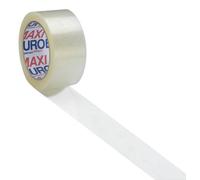 Ruban adhésif d'emballage polypropylène translucide 50 mm x 66 m - Maxiburo