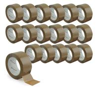 Ruban Adhésif d'Emballage Pro MARRON 66m x 50mm Waytex Silencieux Polypropylène 50 microns - Pack 18 rouleaux