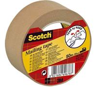 Scotch Ruban adhésif d'emballage kraft 50 mm x 50 m
