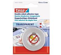 Ruban adhésif double-face tesa 64621-00000-07 transparent (L x l) 10 m x 12 mm 1 pc(s)