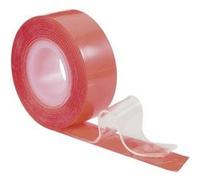 Ruban adhésif double-face TOOLCRAFT 886516 rouge (L x l) 1.5 m x 19 mm 1 pc(s)
