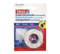 tesa Adhésif double-face de montage Powerbond MIRROR 55732, pour miroir blanc 1,5 m x 19 mm
