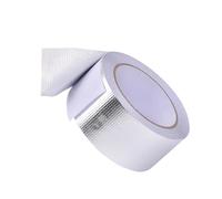 Ruban Adhésif En Aluminium - 5cm X 5m | Rouleau Isolant Étanche Haute Résistance | Joint Thermique Réparation Conduit HVAC Métallique Auto-Adhésif Pour Fournaise Fenêtre Porte Toit Sèche-Linge Extérie