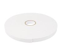 Ruban adhésif en mousse 3D - Double face - Blanc - Largeur : 12 mm - Hauteur : 2 mm - Longueur : 10 m