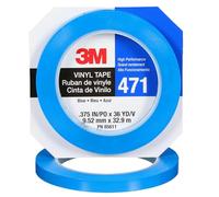 3M ruban adhésif en PVC souple 471 F, bleu, 9 mm x 33 m, 0,13 mm, emballage individuel x1 morceau