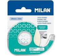 MILAN Ruban adhésif invisible mat - Dévidoir plastique - 19 mm x 33 m