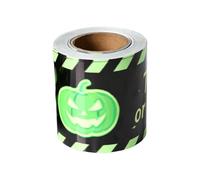 Ruban adhésif lumineux pour Halloween - Marquage de sécurité auto-adhésif | Warning Tape Roll Party Decor for Party Hosts Homeowners | Enthusiasts Haunted House School