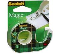 Ruban adhésif magic 810, invisible, en devidoir 19mm x 7,5 m scotch 11219