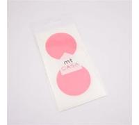 Ruban adhésif - MT CASA - Sticker rond - Shocking Red - 10 pcs - 5 cm x 5 cm G