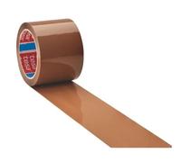 Ruban adhésif polypropylène extralarge Tesa havane 75 mm x 66 m - Lot de 4