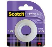 Ruban adhésif pour cadeau 'GiftWrap Tape', 19mm x 25m