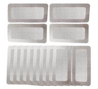 Ruban Adhésif pour Moustiquaire de Fenêtre - Film Protecteur Auto-Adhésif DIY 10 Pièces pour Maison Chambre Salon Véranda Patio Balcon Extérieur | Réparation avec Application Facile 5×10×0,1 cm