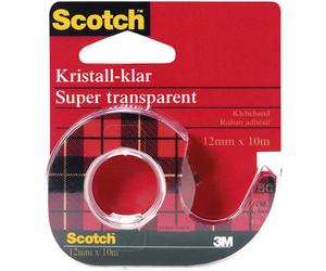 Ruban adhésif Scotch® Crystal Clear 600 3M 600H1210 transparent (L x l) 10 m x 12 mm