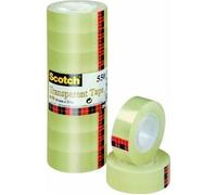 3M Scotch Ruban adhésif 550, transparent, 19 mm x 33 m