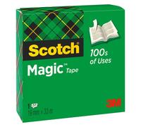 Scotch Ruban adhésif invisible Magic 810 19 mm x 33 m
