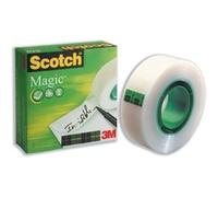 Ruban Adhésif - Scotch - Magic - 25 Mm X 66 M - Invisible - Faible Bruit - Inscription Possible