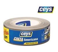 Ruban adhésif Tackceys 50 mm x 50 m Argent Multi-usages Gris
