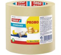 Ruban adhésif - TESA - 59006 - 50 m - 50 mm - Multi-usages - Pack de 2 rouleaux