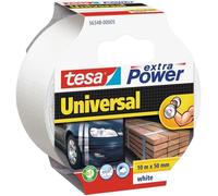 Ruban adhésif toilé résistant 140 µ universel extra Power 56348 Tesa, 50 mm x 10 m, blanc