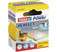 Ruban adhésif - Tesa - Toilé Super résistant - 2,75m x 38mm - Jaune - Multi-usages