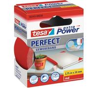 Ruban adhésif - Tesa - Toilé Super résistant - 2,75m x 38mm - Rouge - Multi-usages
