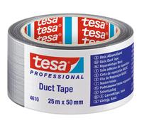 Tesa Ruban toile américaine Basic 4610 Argent 25 m x 50 mm