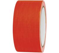Toolcraft Ruban adhésif toilé 80FL5025OC orange fluorescent 25 m x 50 mm adhésif thermofusible 1 pc