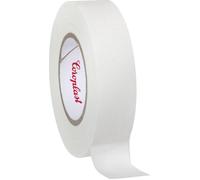 Coroplast Ruban adhésif toilé 16538 blanc 10 m x 19 mm caoutchouc 1 pc