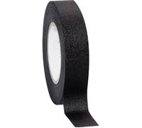 Coroplast Ruban adhésif toilé 80284 – Noir 10 m x 15 mm caoutchouc – 1 rouleau