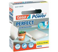 tesa Ruban adhésif toilé 56341-00028-03 19 mm x 2,75 m blanc