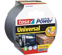 Ruban adhésif toilé tesa® extra Power argent 10 m x 50 mm caoutchouc
