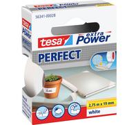Ruban adhésif toilé tesa® extra Power tesa 56341-00028-03 blanc (L x l) 2.75 m x 19 mm caoutchouc 1 pc(s)