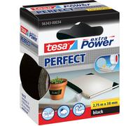 Ruban adhésif toilé tesa® extra Power tesa 56343-00034-03 noir (L x l) 2.75 m x 38 mm caoutchouc 1 pc(s)