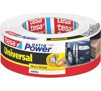 tesa Ruban adhésif toilé Extra Power 56389-00002-06 50 m x 50 mm blanc caoutchouc 1 pc