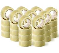 Ruban adhésif transparent pour l'emballage de cartons d'expédition, lot de 48 rouleaux