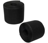 Ruban adhésif Velcro de 100 mm de large et de 5 mètres de long, auto-agrippant, de couleur noire