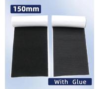 Ruban adhésif Velcro - Rouleau de Velcro - Largeur : 15 cm - 5 mètres de partie à crochets + 5 mètres de partie à poils - Polyester/Nylon - Blanc
