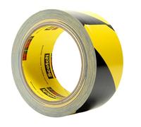 Ruban Adhésif Vinyle De Marquage Sécurité 3M 5702, Jaune/Noir, 50 mm x 33 m | 24 Rouleaux