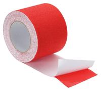 Ruban antidérapant, 10 cm x 10 m, rouge, pour escaliers et patins à roulettes