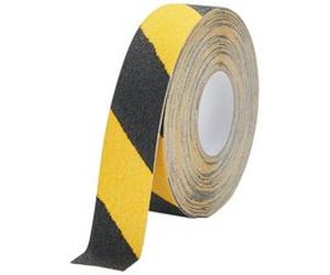 Ruban antiderapant durable duraline grip+ 50mmx15m coloris jaune/noir