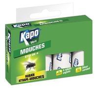 Ruban attrape mouche, adhésif, Lot de 4 KAPO VERT Vert G