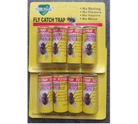 ruban attrape mouches,8 rubans adhésifs tue mouches,pièges à mouches,sans poison