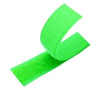 Ruban auto-agrippant à coudre, Ruban auto-agrippant à coudre, non adhésif, nylon, vert fluorescent, 25 mm x 5 mètres