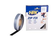 Ruban auto-agrippant ZIP FIX (Crochet) - Noir 20mm x 5M