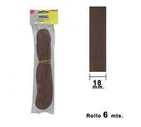 Ruban Aveugle Wolfpack Marron 18 mm. Rouleau 6 mètres