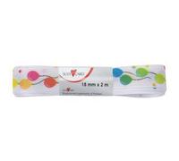 Ruban cadeau 'Ballons', 15 mm x 2 m