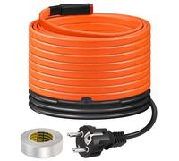 Ruban Chauffant BDDFOTO 25 W/m, Protection Antigel Pour Conduites d’Eau Potable et Évacuation, Chauffe Fiable, 9 m